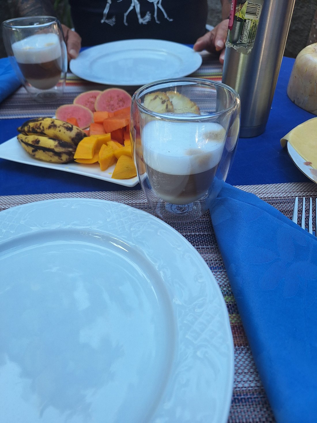 Desayuno en terraza